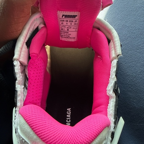 Balenciaga Other - Balenciaga Sneaker with Bright Pink Liner